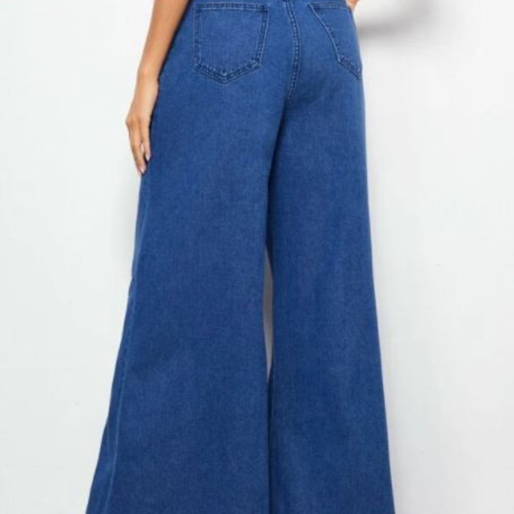 NEVER WORN Wide leg jeans